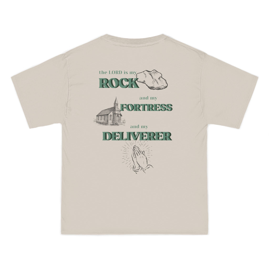 Faith-Inspired Short-Sleeve T-Shirt | Psalm 18:2 | Everyday Wear