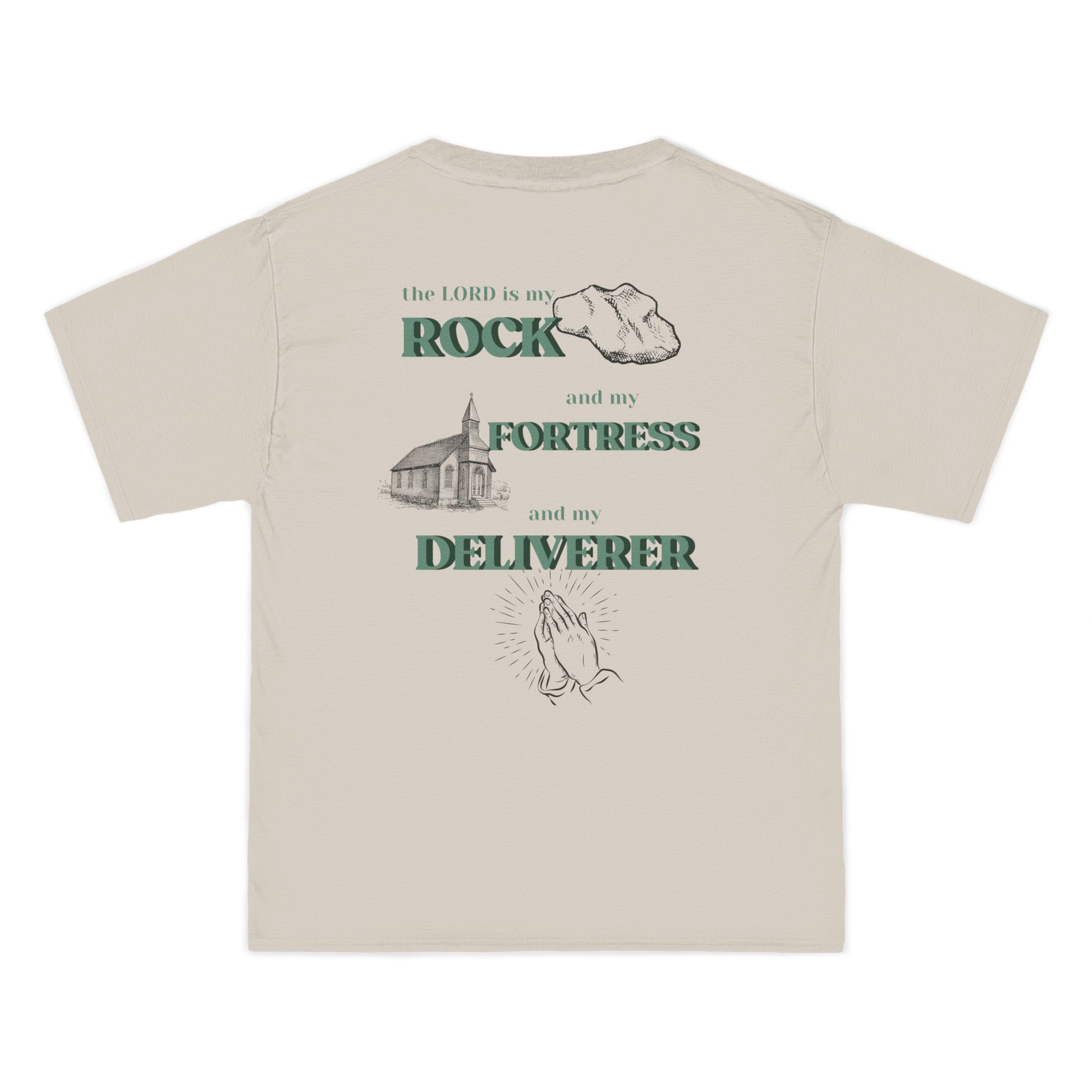 Faith-Inspired Short-Sleeve T-Shirt | Psalm 18:2 | Everyday Wear