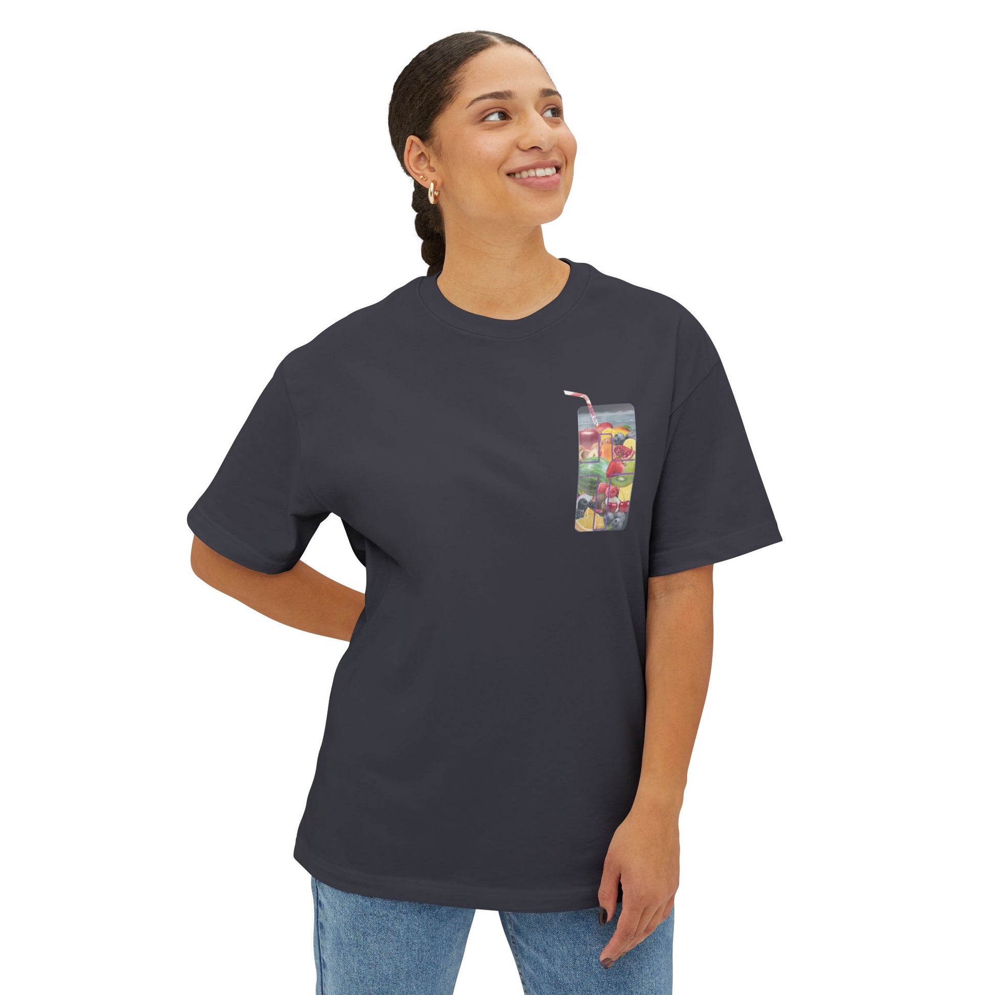 Stay Juicy Unisex Oversized Boxy Tee