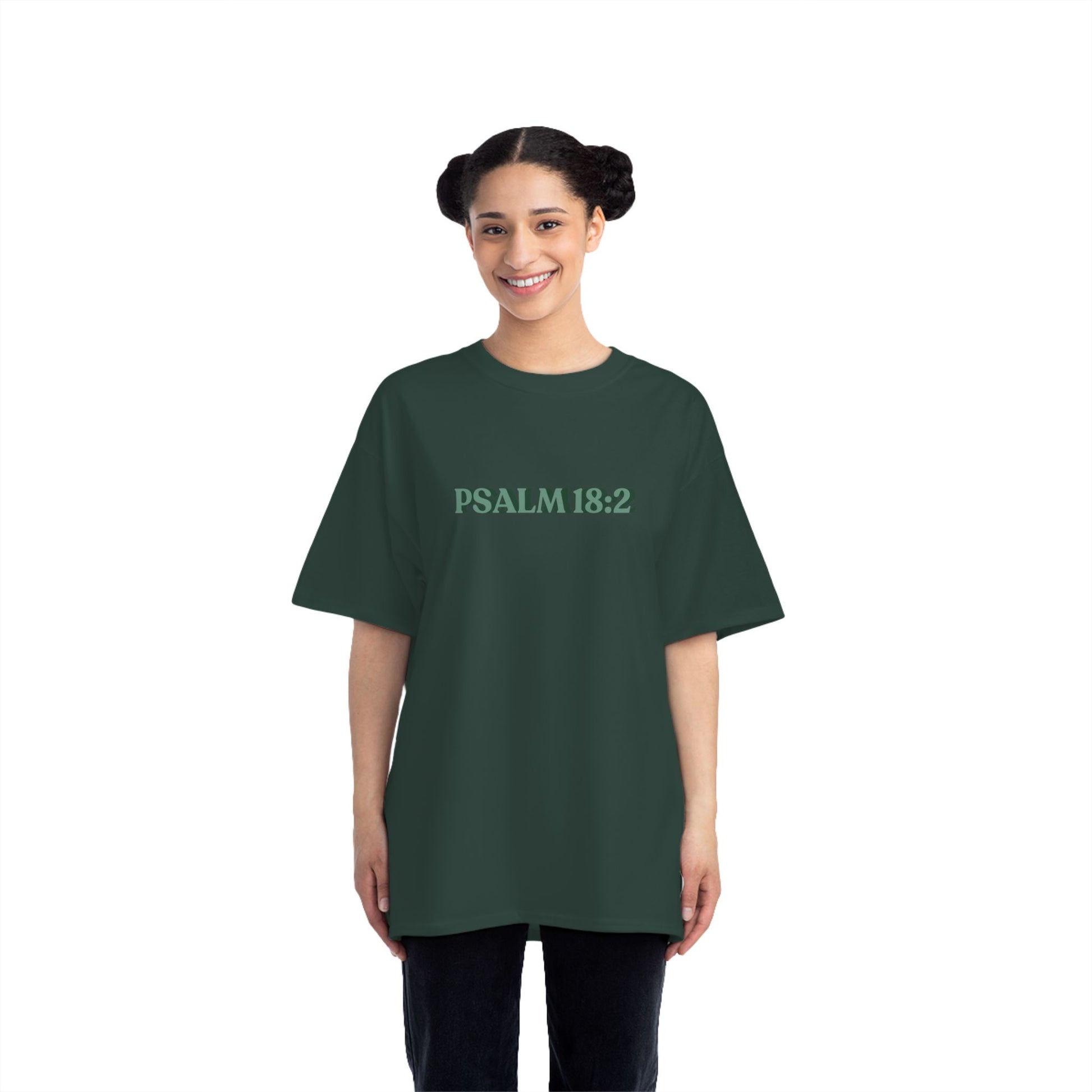 Faith-Inspired Short-Sleeve T-Shirt | Psalm 18:2 | Everyday Wear