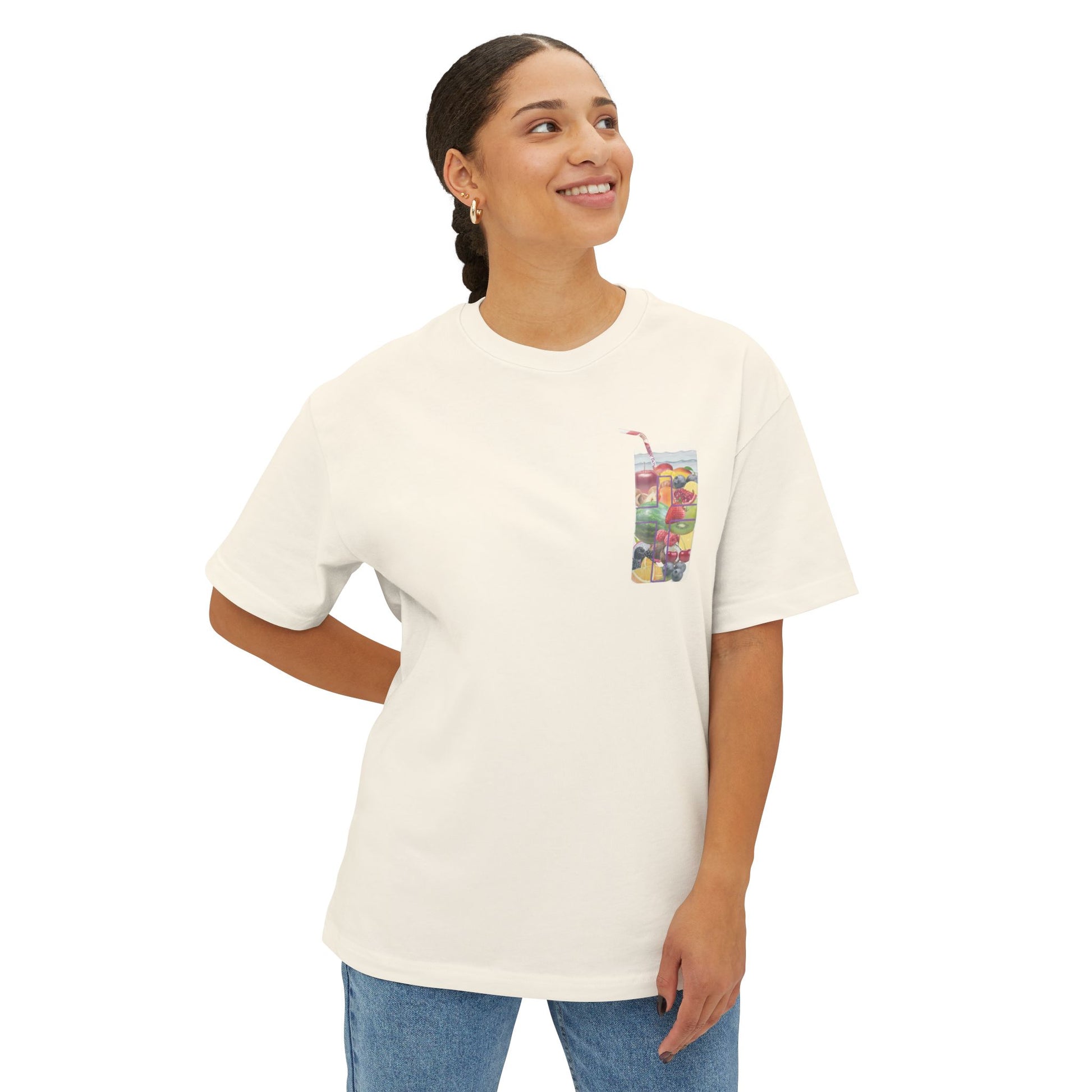 Stay Juicy Unisex Oversized Boxy Tee