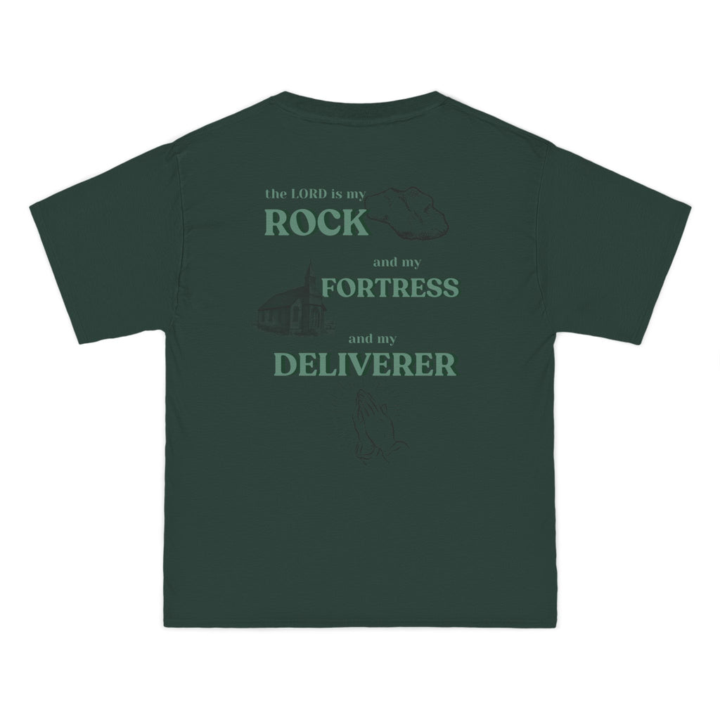 Faith-Inspired Short-Sleeve T-Shirt | Psalm 18:2 | Everyday Wear