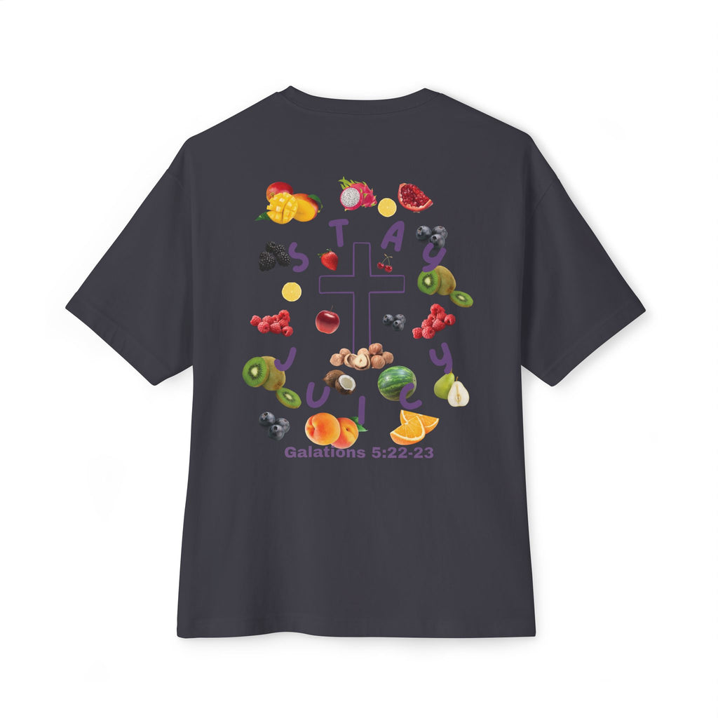 Stay Juicy Unisex Oversized Boxy Tee